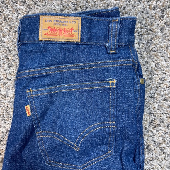 Vintage Levi's 544 Jeans Womens 26x32 Dark Wash Relaxed Fit Tapered USA Made 90s - Picture 9 of 9